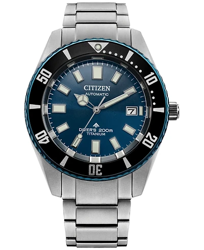 Citizen Eco-Drive Men's Automatic Promaster Dive Limited Edition Fujitsubo Super Titanium Bracelet Watch 41mm
