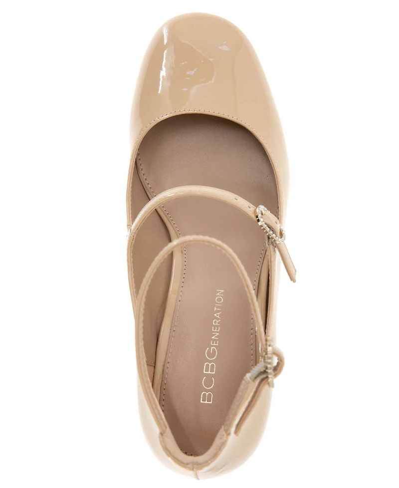 BCBGeneration Women's Maxanna Strappy Block Heel Mary Jane Pumps