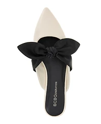 BCBGeneration Women's Kandy Slip-On Pointy Toe Bow Dress Flats
