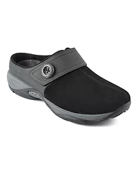 Easy Spirit Women's Edline Button Strap Slip-On Mules
