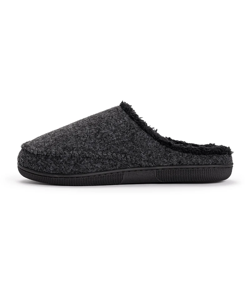 Muk Luks Men's Faux Wool Clog Slippers
