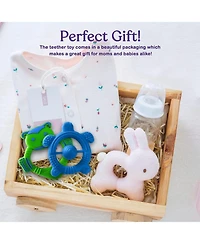 Sperric Baby Boys Teething Toys for Newborn 0-6 Months Silicone Teethers 6-12 Bpa Free