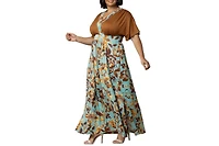 Kiyonna Plus Naomi Long Maxi Dress
