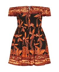 City Chic Women's Tahitian Border Dress