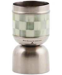 Mackenzie-Childs Sterling Check 3260 Jigger