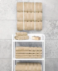 American Soft Linen Edison Luxury 100% Turkish Cotton 4-Piece Bath Towel Set
