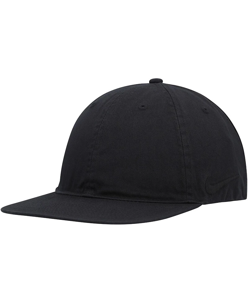 Nike Men's and Women's Black Washed Swoosh Club Adjustable Hat