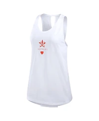 Nike Women's White Houston Astros Team Crossback Tank Top