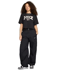 Nike Women's Sportswear Cotton Logo Short-Sleeve T-Shirt