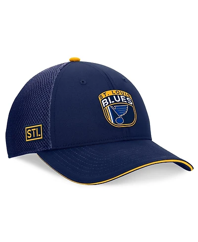 Fanatics Men's Navy St. Louis Blues 2024 Nhl Draft on Stage Trucker Adjustable Hat