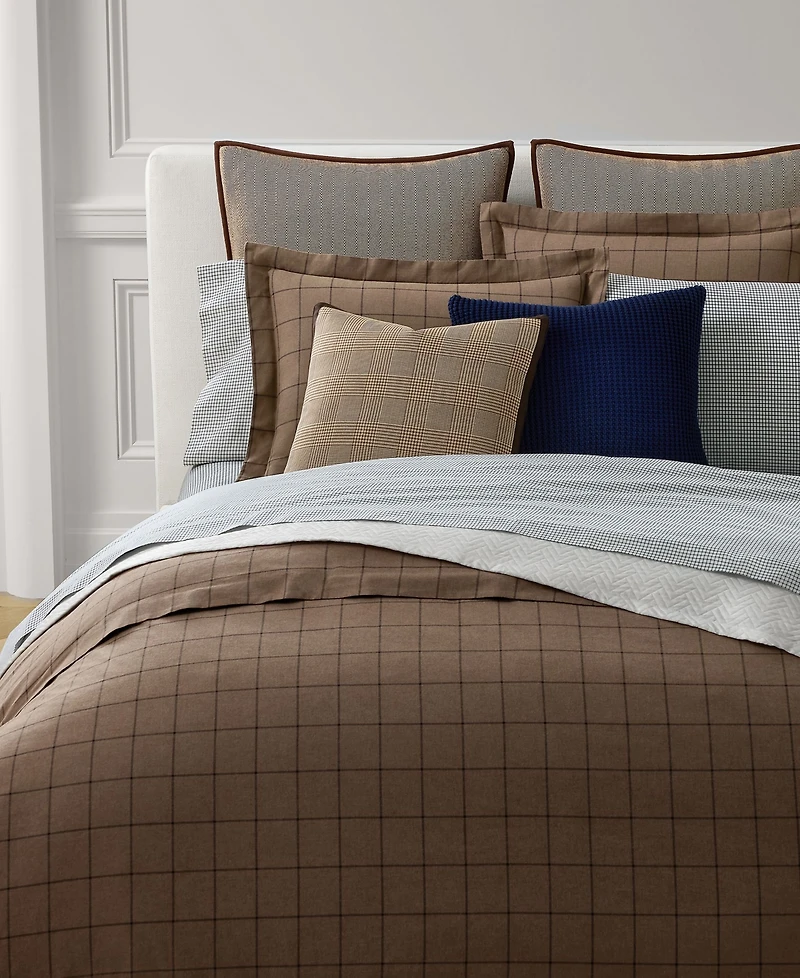 Lauren Ralph Lauren Ledger Plaid 3-Pc. Comforter Set, King