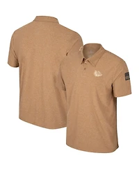 Colosseum Men's Khaki Gonzaga Bulldogs Oht Military Appreciation Cloud Jersey Desert Polo