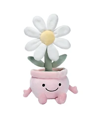 Lambs & Ivy Daisy Dreams Poseable Flower Pot Plush Stuffed Animal Toy - 11 Inch