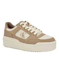 Calvin Klein Women's Alondra Casual Lace-Up Sneakers