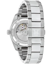 Tommy Hilfiger Men's Automatic Silver Stainless Steel Watch 40mm