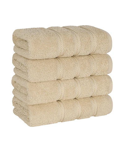 American Soft Linen Edison Luxury 100% Turkish Cotton 4-Piece Hand Towel Set