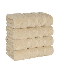 American Soft Linen Edison Luxury 100% Turkish Cotton 4-Piece Hand Towel Set