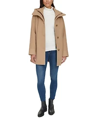 Tommy Hilfiger Women's Hooded Button-Front Coat, Created for Macy's