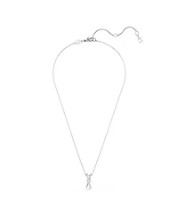 Swarovski Hyperbola Pendant, Mixed Cuts, Twist, White Necklace