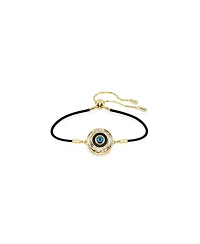 Swarovski Evil Eye, Multicolored, Gold-Tone Plated Symbolica Bracelet