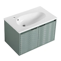 Streamdale 30" Wall-Mount Vanity with Soft-Close Doors