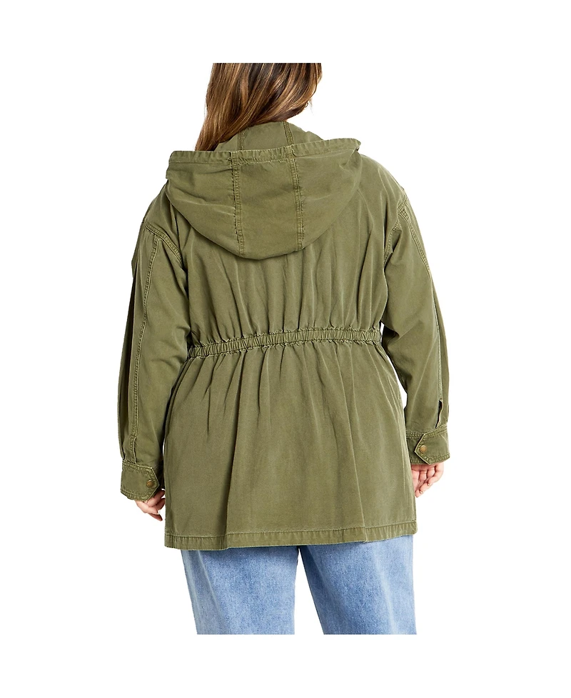 City Chic Plus Size Kenia Parka