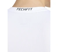adidas Men's Fitted Crewneck Tech-Fit Compression T-Shirt