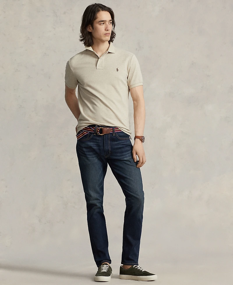 Polo Ralph Lauren Men's Cotton Custom Slim Fit Mesh Shirt