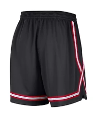 Nike Women's Black Chicago Bulls Sideline Fly Crossover Performance Shorts