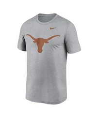 Nike Men's Heather Gray Texas Longhorns Primetime Legend Logo T-Shirt