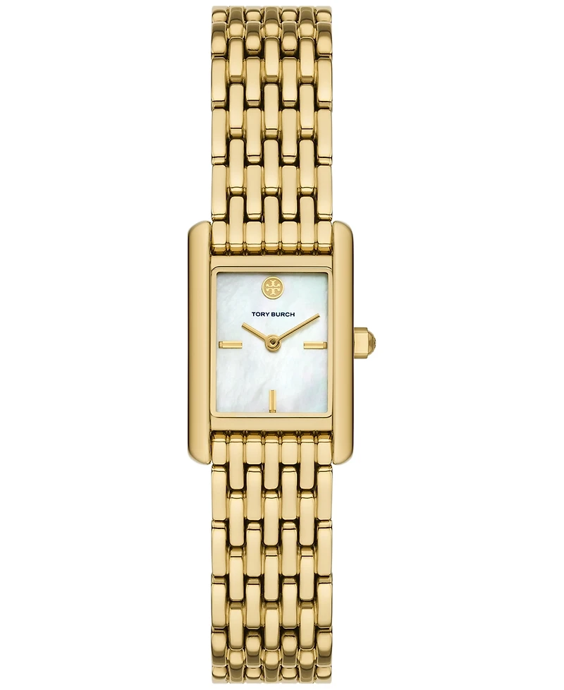 Tory Burch Women's The Eleanor Quartz Gold-Tone Stainless Steel Bracelet Watch 19mm