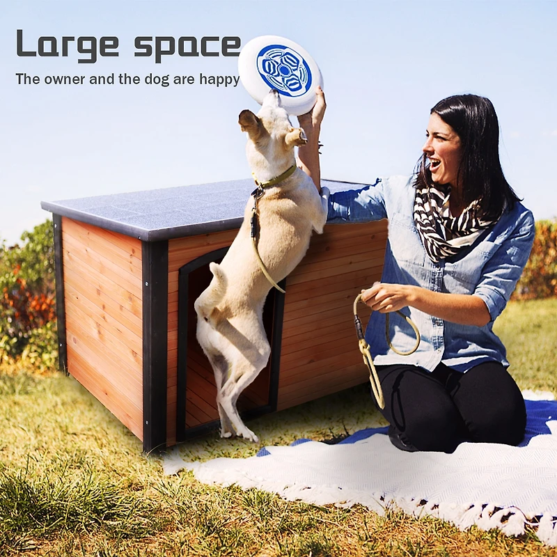 Streamdale Villa Dog House Eco-Friendly, Indoor-Outdoor