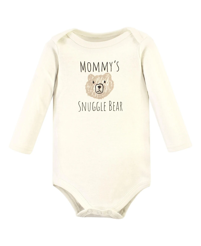 Hudson Baby Boys or Girls Versatile 3-Piece Collection Long Sleeve Bodysuit, Pants, and Booties