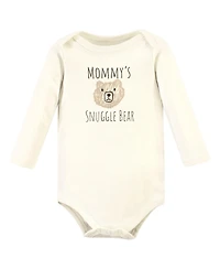 Hudson Baby Boys or Girls Versatile 3-Piece Collection Long Sleeve Bodysuit, Pants, and Booties