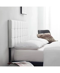 Clara Clark Button Tufted Upholstered Headboard