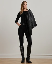 Lauren Ralph Women's Cotton-Blend Sweater