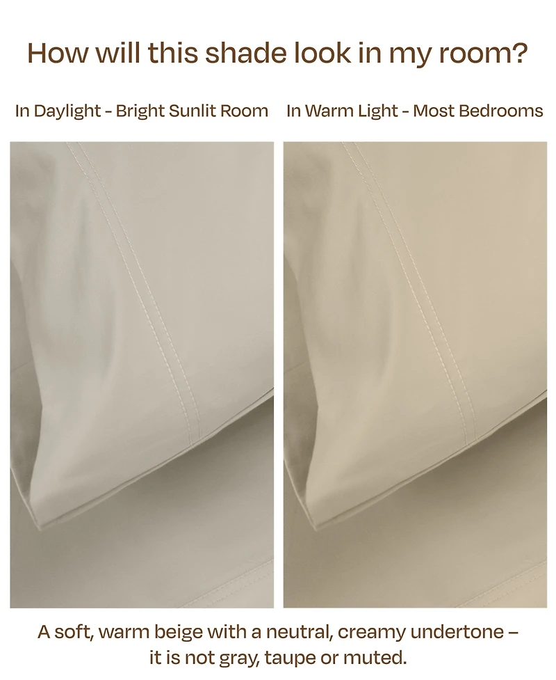 California Design Den Luxury Bed Sheets Set - 800 Thread Count 100% Cotton Sheets, Deep Pocket