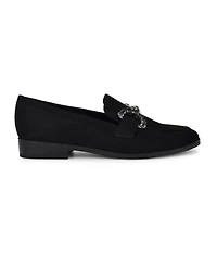 Nine West Women's Lilpa Almond Toe Slip-On Dress Flat Loafers
