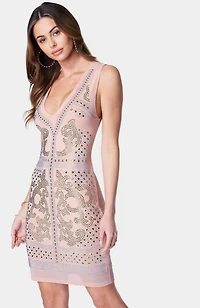 Bebe Women's Embellished Mini Dress