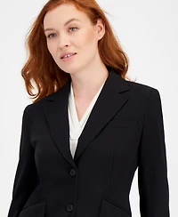 Anne Klein Bi-Stretch Two-Button Blazer
