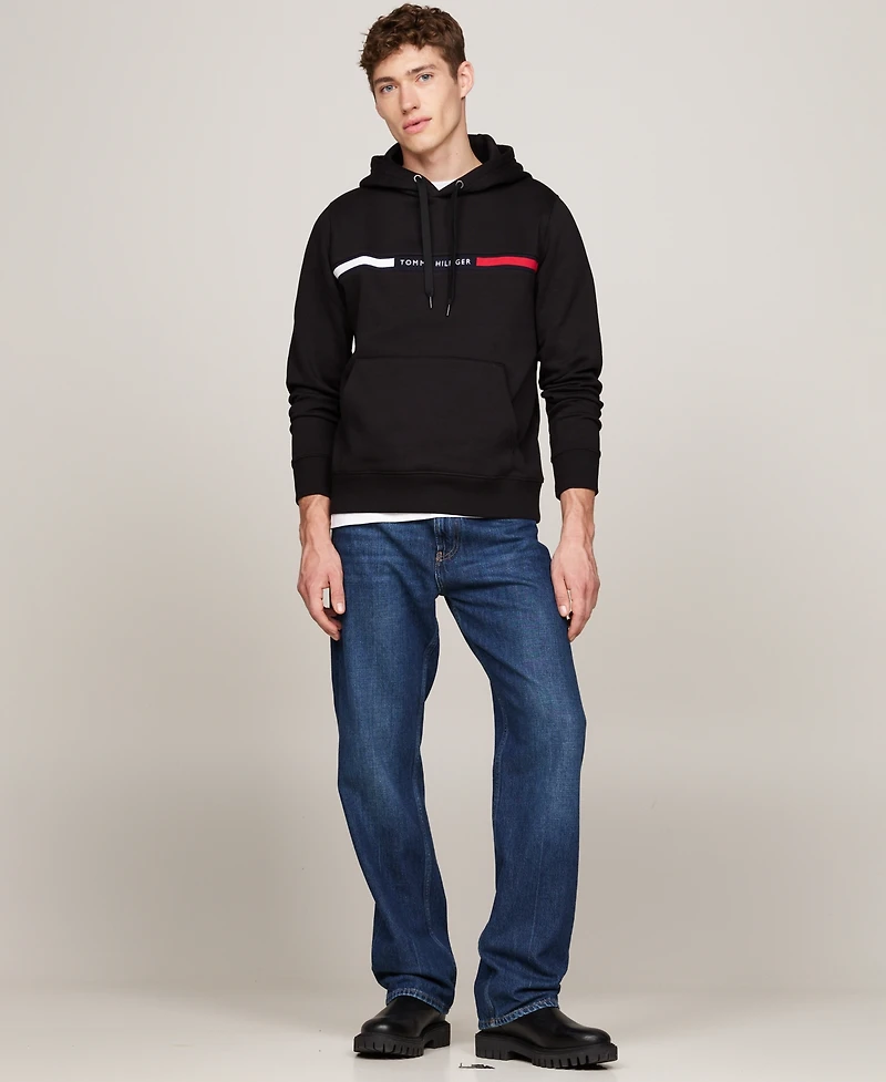 Tommy Hilfiger Men's Chest Logo Hoodie
