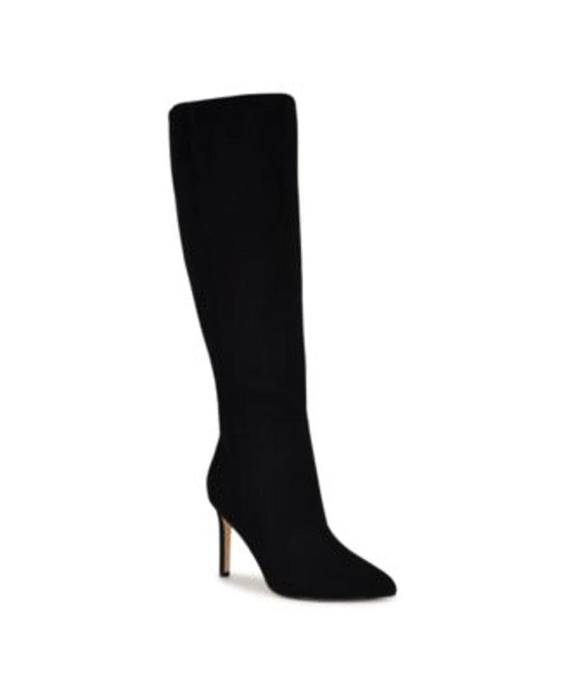 Nine West Womens Richy Tall Stiletto Boots Regular Wide Calf