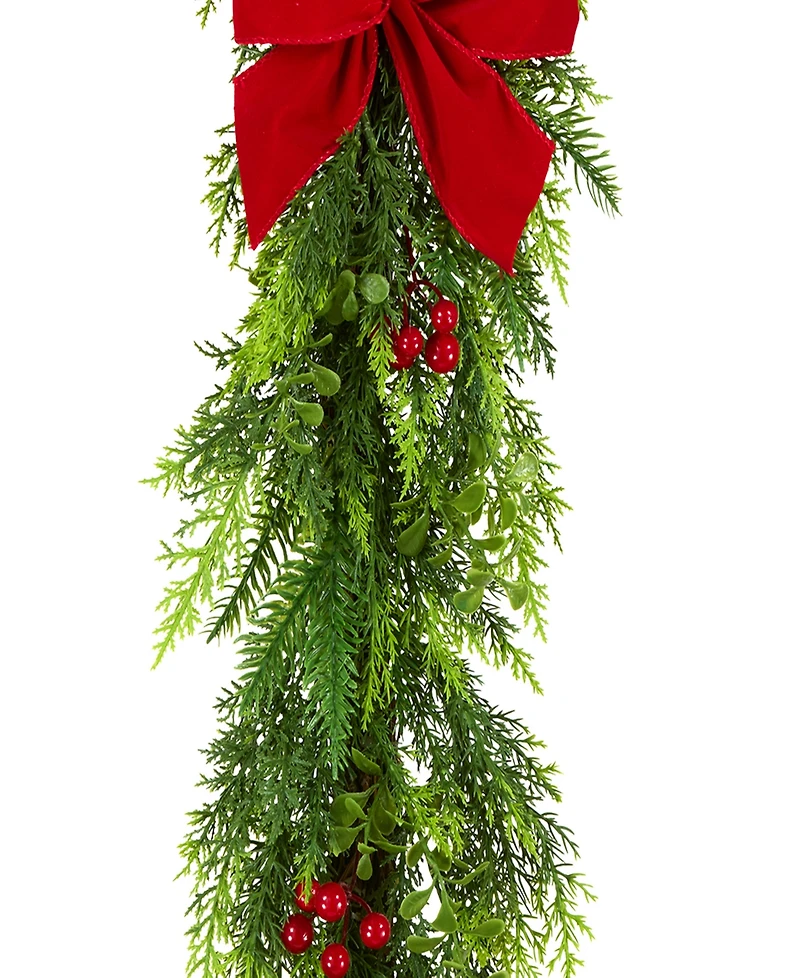 National Tree Company Christmas Classic Garland, 6 feet.