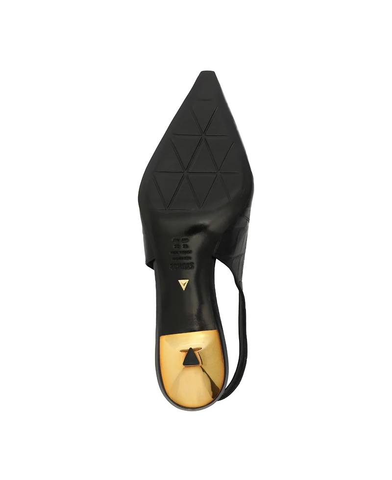 Schutz Women's Ciara Slingback Kitten Heel Pumps
