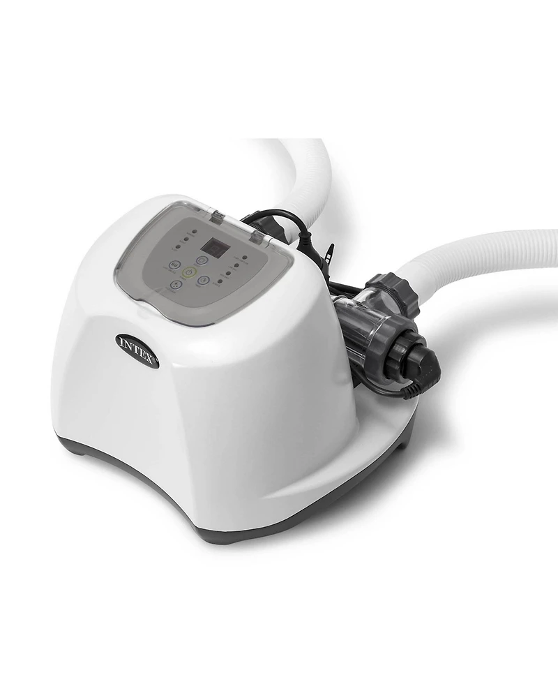 Intex 2100 Gph Pool Sand Filter Pump w/Krystal Clear Saltwater System