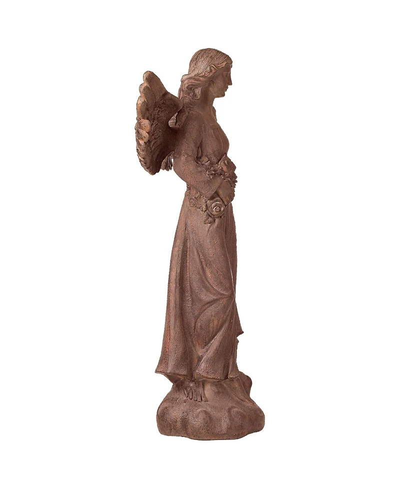 Kensington Hill Large English Tudor Angel Garden Statue Sculpture Catholic Religious Holy Decor Outdoor Garden Porch 41 1/2" High