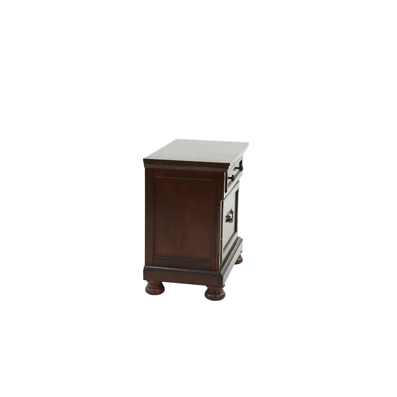 Simplie Fun Nightstand In Antique Cherry