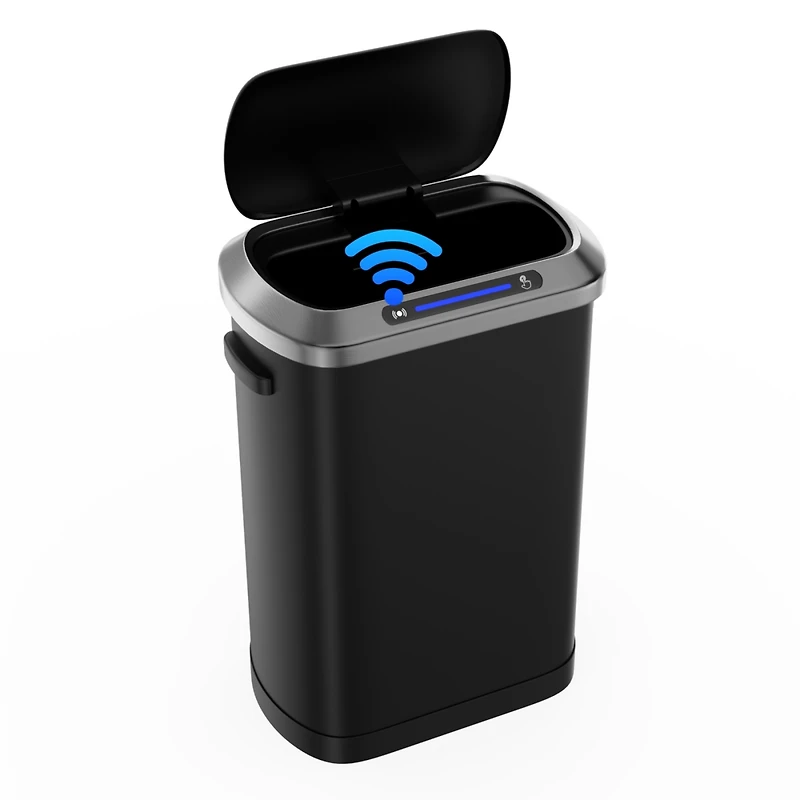 Streamdale Furniture 50L Smart Automatic Trash Cans - Full Intelligent Sensor - Black