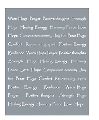 Chanasya Premium Healing Warm Hugs Caring Gift Blanket - for Positive Energy Love Support Comfort Strength Cancer Chemo Surgery Get Well