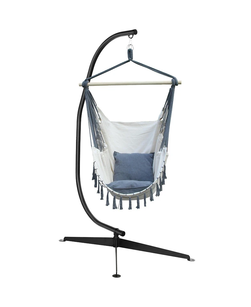 Slickblue Solid Steel C Hammock Frame Stand